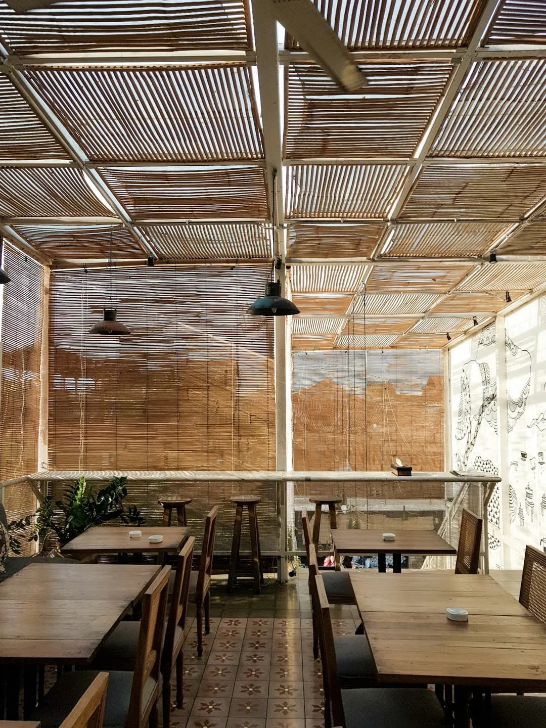 Cafe seating area